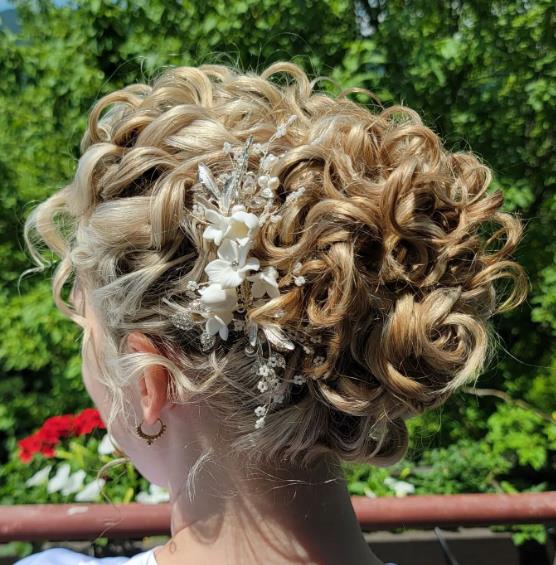 Unique Updo Loose Hairstyle